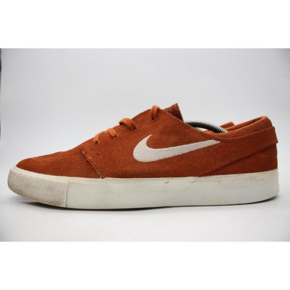 Nike Zoom Air Stefan Janoski Men’s 13 Brown Swoosh Skateboard Shoes AQ7475-203 - Picture 4 of 10